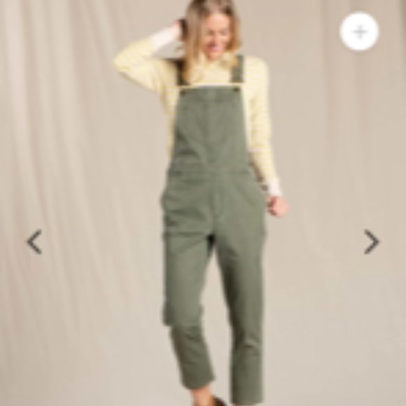 Toad & Co Cottonwood Overall in Beetle Vintage Wash - Picture 2 of 5